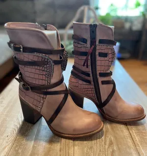 FREEBIRD by Steven NWOT Crocodile Bakers Discontinued Color booties thumbnail 8