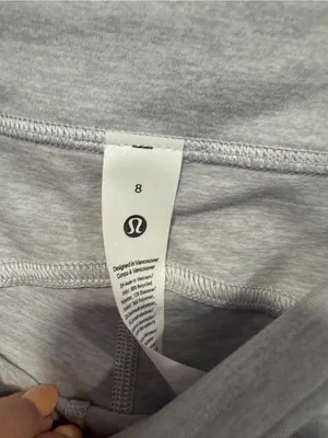 Lululemon soft suede split hem‎ flare leggings in grey thumbnail 3