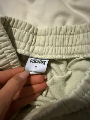 Gymshark pale yellow sweat shorts thumbnail 3
