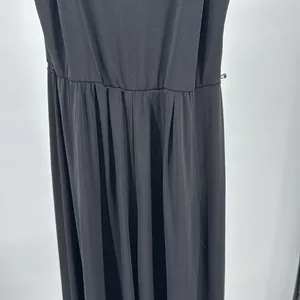 Papaya Black stretchy wide leg adjustable strap Jumpsuit romper M layering party thumbnail 4