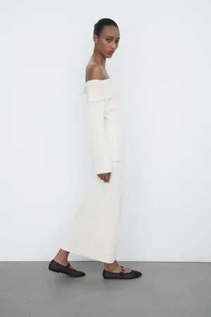 NWT White BRUSHED RIBBED PENCIL SKIRT. Size Medium thumbnail 6