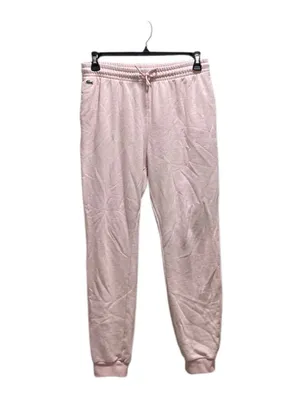 Lacoste Jogger Pants Pink Size 40 (M) Preppy Loungewear Athleisure Casual Spring thumbnail 2