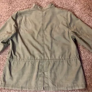 Gap Utility Jacket Womens XL Used Army Green thumbnail 7