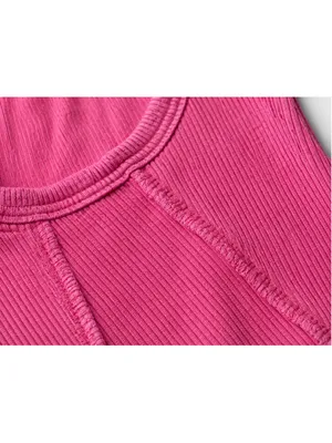 We‎ The Free by Free People Hummingbird Tank in bright pink, size XS. thumbnail 9