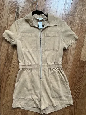 Ruby and Jenna Denim romper thumbnail 1