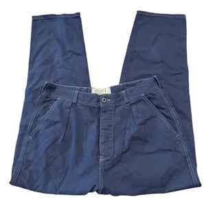 Sandrine Rose NWT Pants Women's 27 Navy Patchwork Workwear Indie Utility Ankle thumbnail 11