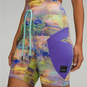 Lululemon Cargo Super-High-Rise Hiking Short 8" Altered Nature Multi 8 Purple thumbnail 5