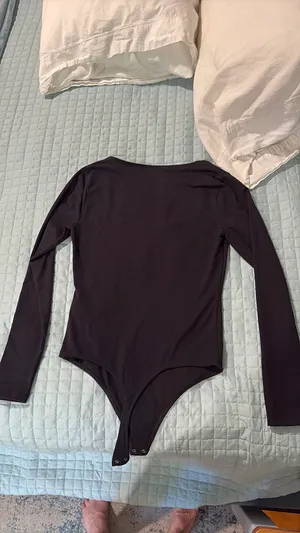 Abercrombie Soft A&F Collection Bodysuit Black thumbnail 4