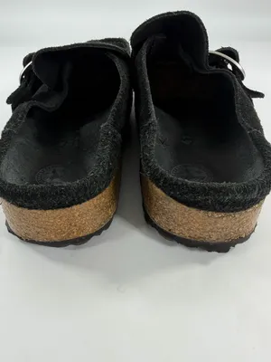 Birkenstock Buckley Black Suede Clogs Mule Shoes EU 41 Narrow thumbnail 6