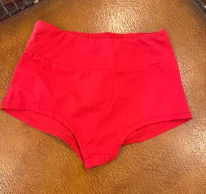 Brand unknown red spandex! Size small! thumbnail 1