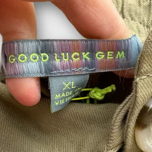Good Luck Gem Cotton Pleated Paper Bag Tie Shorts thumbnail 2