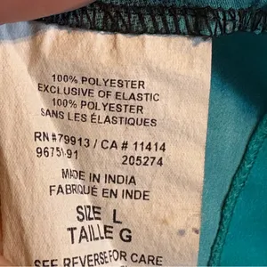 Motherhood Maternity Summer Short‎ Dress Size Large Quarter Zip Lightweight Teal thumbnail 4