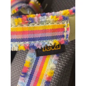Teva Midform Universal Fray Rainbow Stripe Platform Sandals Women’s 8 EU 39 thumbnail 10