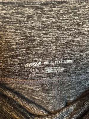 aerie Heather Charcoal Gray High-Rise Pocket Leggings thumbnail 2