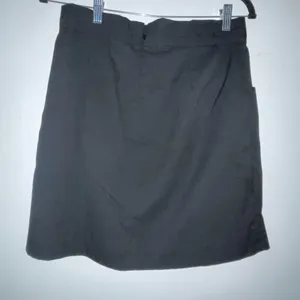 Gap Stretch Black Ruched Ribbon-Trimmed Waist Skirt with Pockets Size 4‎ thumbnail 3