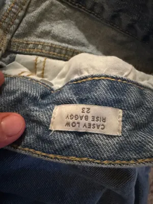 Low rise pacsun size 23 jeans light wash thumbnail 2