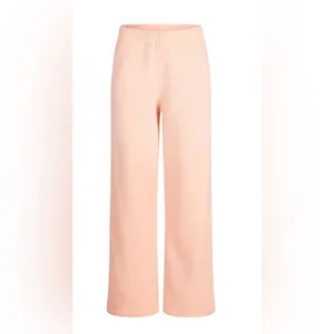 Skims NWT French Terry Low Rise Straight Leg Pant Cantaloupe Size L thumbnail 4