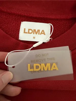 LDMA All Day Crew & All Day Straight Leg Sweats Poppy Size Medium Loungewear thumbnail 6