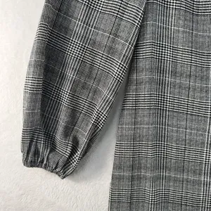 Ralph Lauren LRL 6 Dress Glen Plaid Long Sleeve Quiet Luxury Minimalist‎ Sheath thumbnail 4