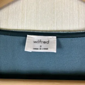 Aritzia Wilfred Lyric Women's Dress Sz 0 Green Velvet Silk Blend Mini Faux‎ Wrap thumbnail 6