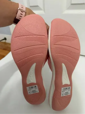 Clark’s pink cloud steppers sandals new women’s size 11 comfort‎ slip on summer thumbnail 8