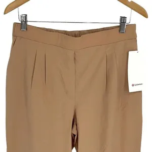 Lululemon Athletica Womens Four Way Stretch High‎ Rise Trouser Beige Size 10 NWT thumbnail 4