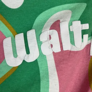 Walt Disney World Spirit Jersey Womens Medium Pink Green 70s Swirl Long Sleeve M thumbnail 9
