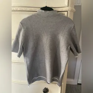 Zara Knit Short Sleeve Sweater Size M thumbnail 5