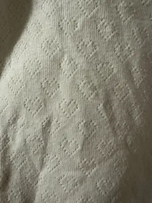 Brandy Melville Heart Eyelet Long Sleeve thumbnail 3