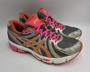ASICS GEL-Exalt Women’s Running Shoes 8.5 Gray Pink Orange Athletic Sneakers thumbnail 1