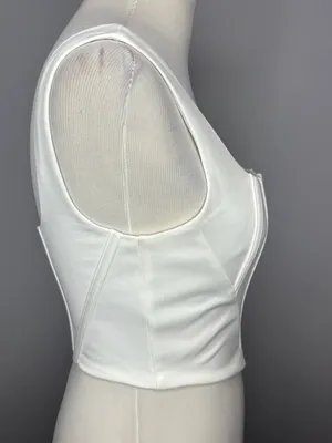 White Corset Top thumbnail 4