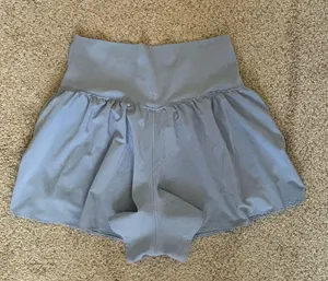 Periwinkle aerie crossover shorts  thumbnail 2
