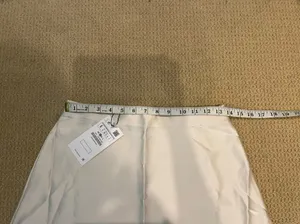 ZARA A -line Satin Midi Skirts size S thumbnail 4