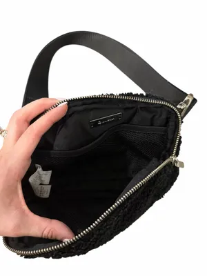 lululemon athletica Black Sherpa Crossbody Belt Bag thumbnail 3