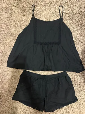 Black Matching Set Amazon Two-Piece thumbnail 1