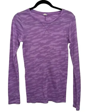 Under Armour Purple Long Sleeve Athletic‎ Top XS Fitted HeatGear thumbnail 1