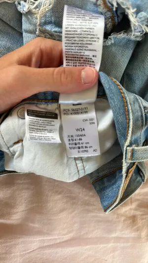 Levi's denim 501 shorts thumbnail 2