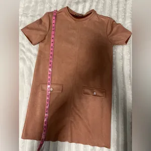 Zara Tan Mini Dress thumbnail 6