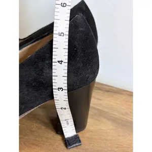 Ara Black Suede Kiltie Fringe Heeled Loafers Block Heel Pumps UK 4.5 US 7 thumbnail 12