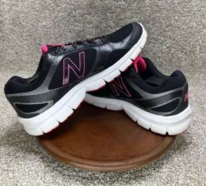 New Balance 543 Woman's Comfort Ride Running Shoe 10B black-pink WE543BB1 thumbnail 6