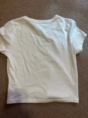 Lucky 8 Ball Graphic Tee White Size L thumbnail 3