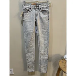 Ralph‎ Lauren Denim And Supply Gray Stone Wash Skinny Jeans Size 24 By 34 thumbnail 2