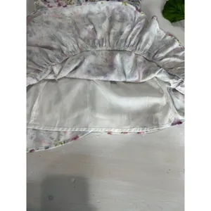 Chloe Rose Floral Print Ruffle Sundress Cottagecore Sleeveless Dress‎ thumbnail 4