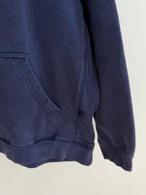 Varsity Football Oversized Navy Off The Shoulder Sweatshirt thumbnail 8