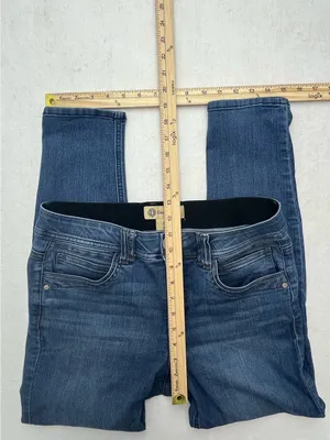 Democracy Womens Blue Skinny Ab Technology Medium Wash Denim Jeans Size 10 thumbnail 12
