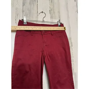 Burgundy skinny jeans Red Size 2 thumbnail 9