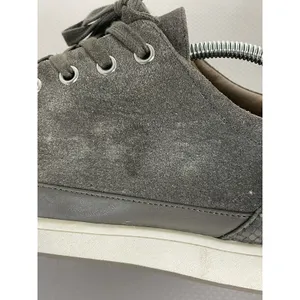 Donald J Pliner Miranda Platform Sneaker Size 9 Gray Suede Leather Lace Up Shoe thumbnail 7