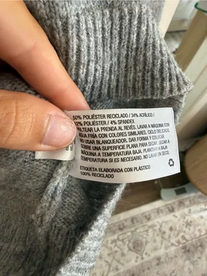 a new day Gray Crewneck Sweater thumbnail 4