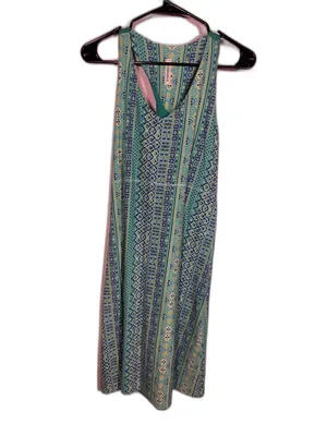 Kuhl Womens Reversible Dress Blue Green Medium thumbnail 5