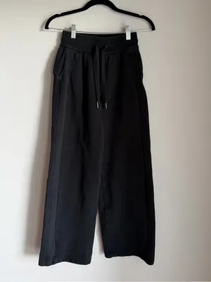 Lululemon Scuba Mid-Rise Wide-Leg Pant *Regular Black Size XXXS thumbnail 2